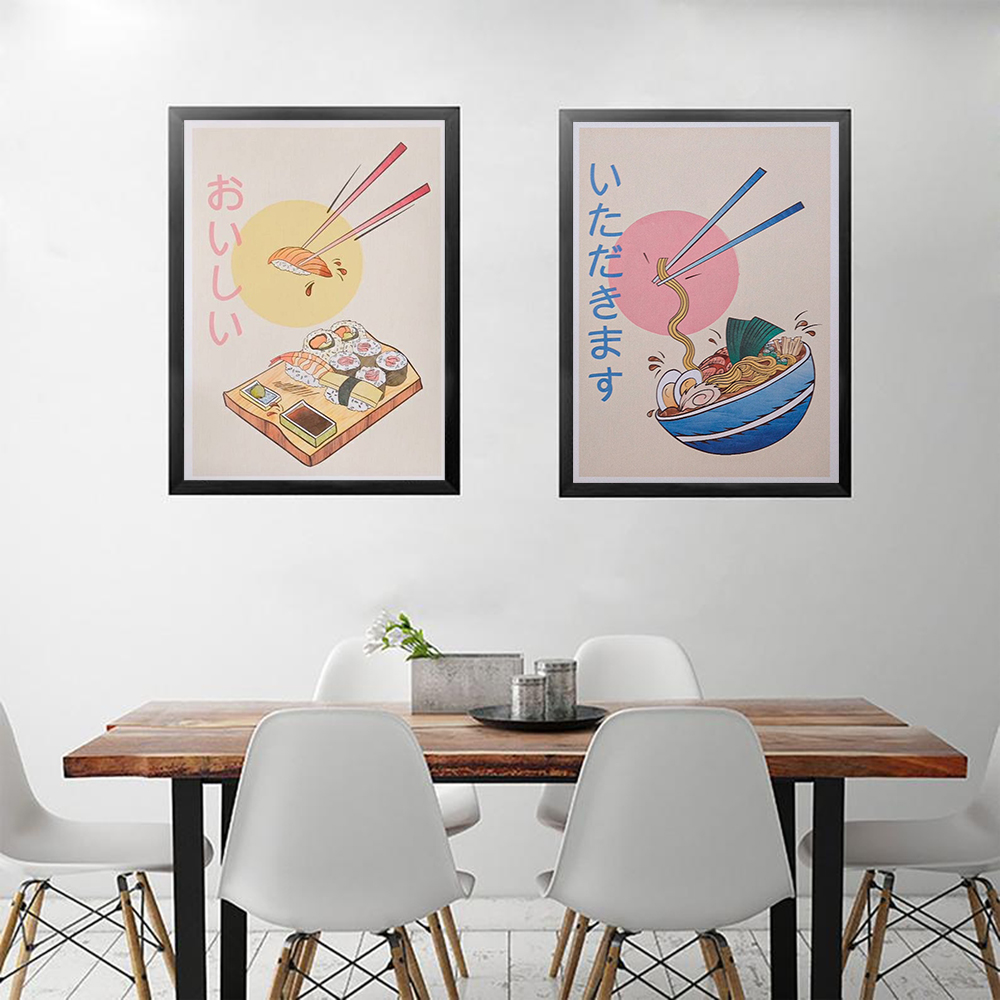 Japanese Lifestyle Food - Poster Makanan Dapur Gaya Jepang dan