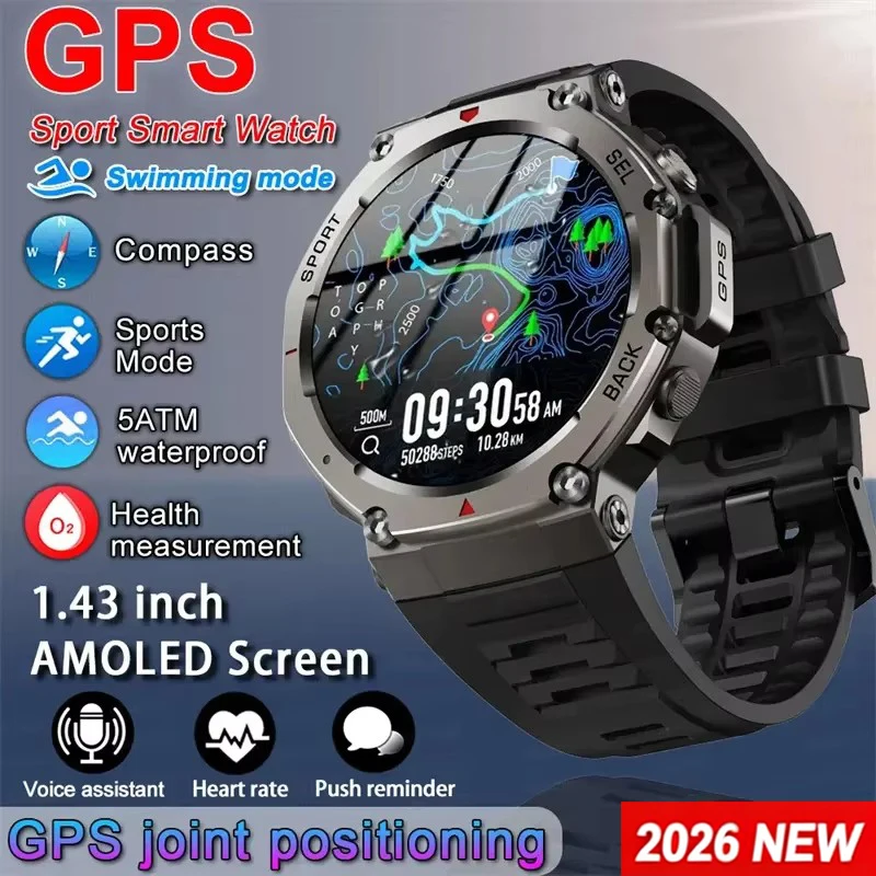 Japanese Lifestyle Called - Jam Tangan Pintar Pria GPS Layar