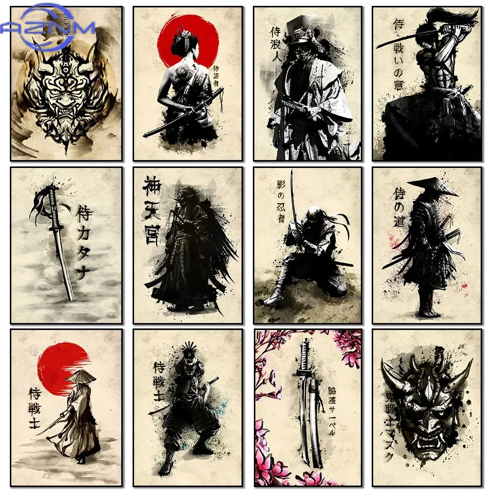 AZNM Lukisan Kanvas Poster Sen - Japanese Lifestyle Japanese ulasan dan harga